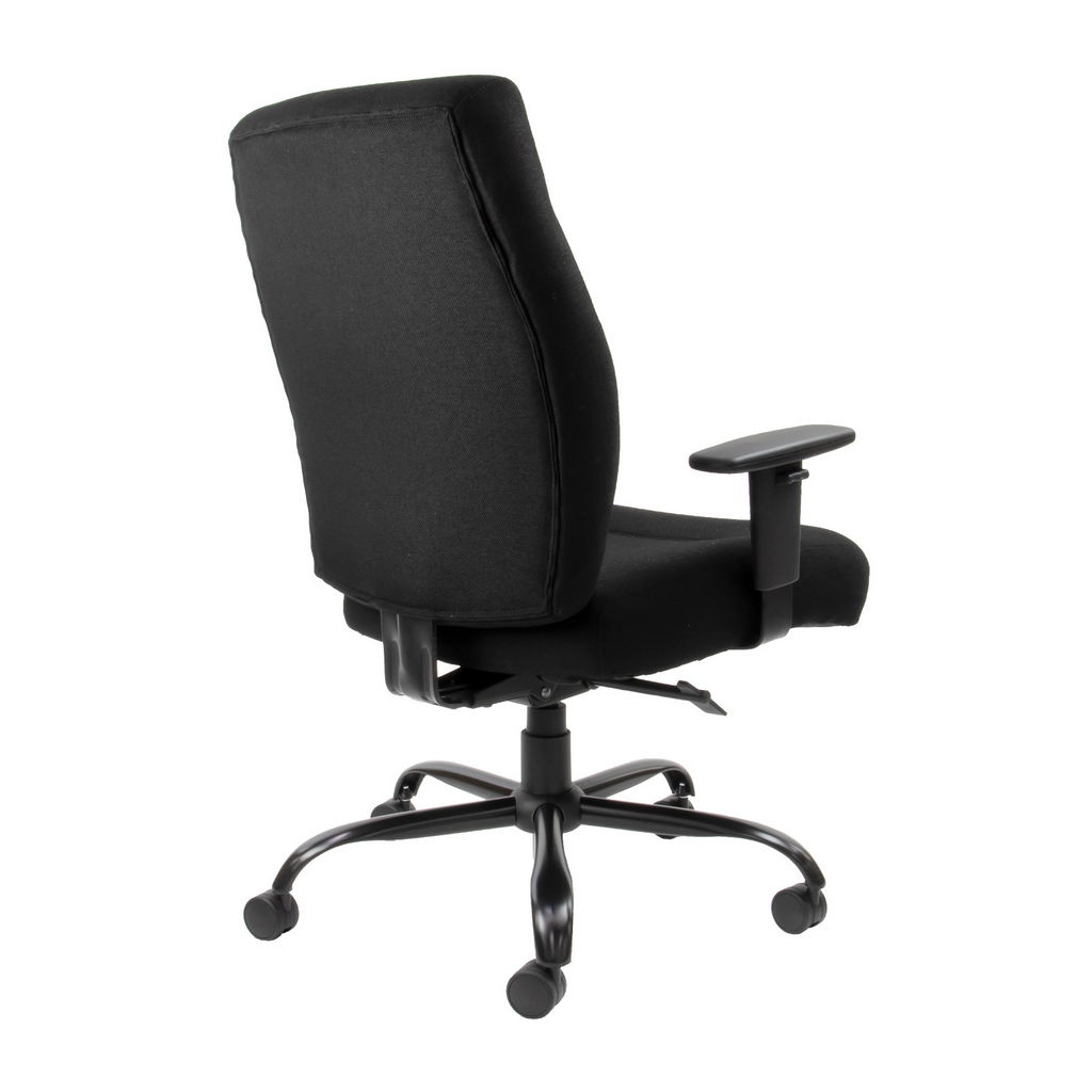 Picture of Porter bariatric operator chair with black fabric seat and back