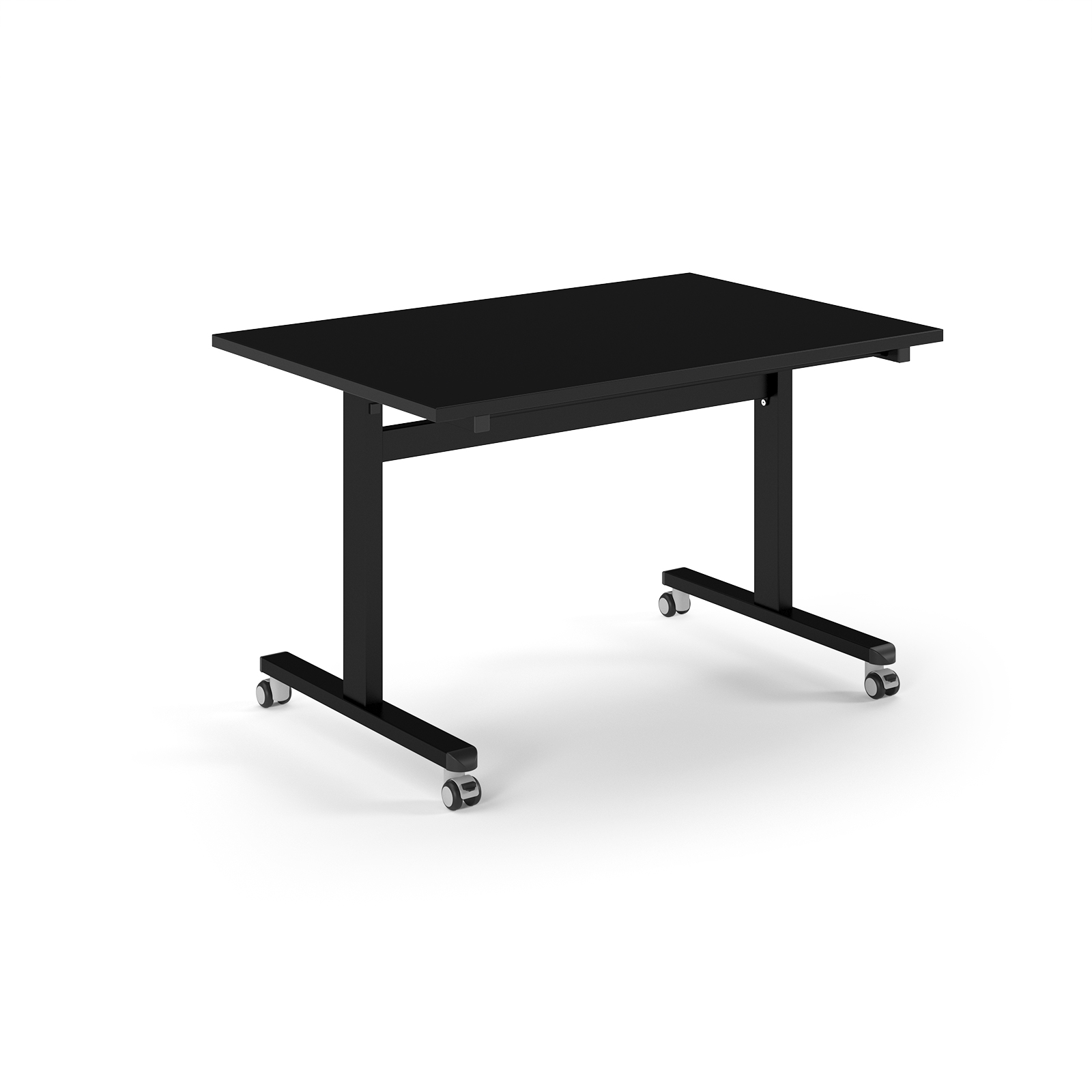 Picture of Pro Flip Rectangular Table 1200 x 800, Black Frame, Black Top