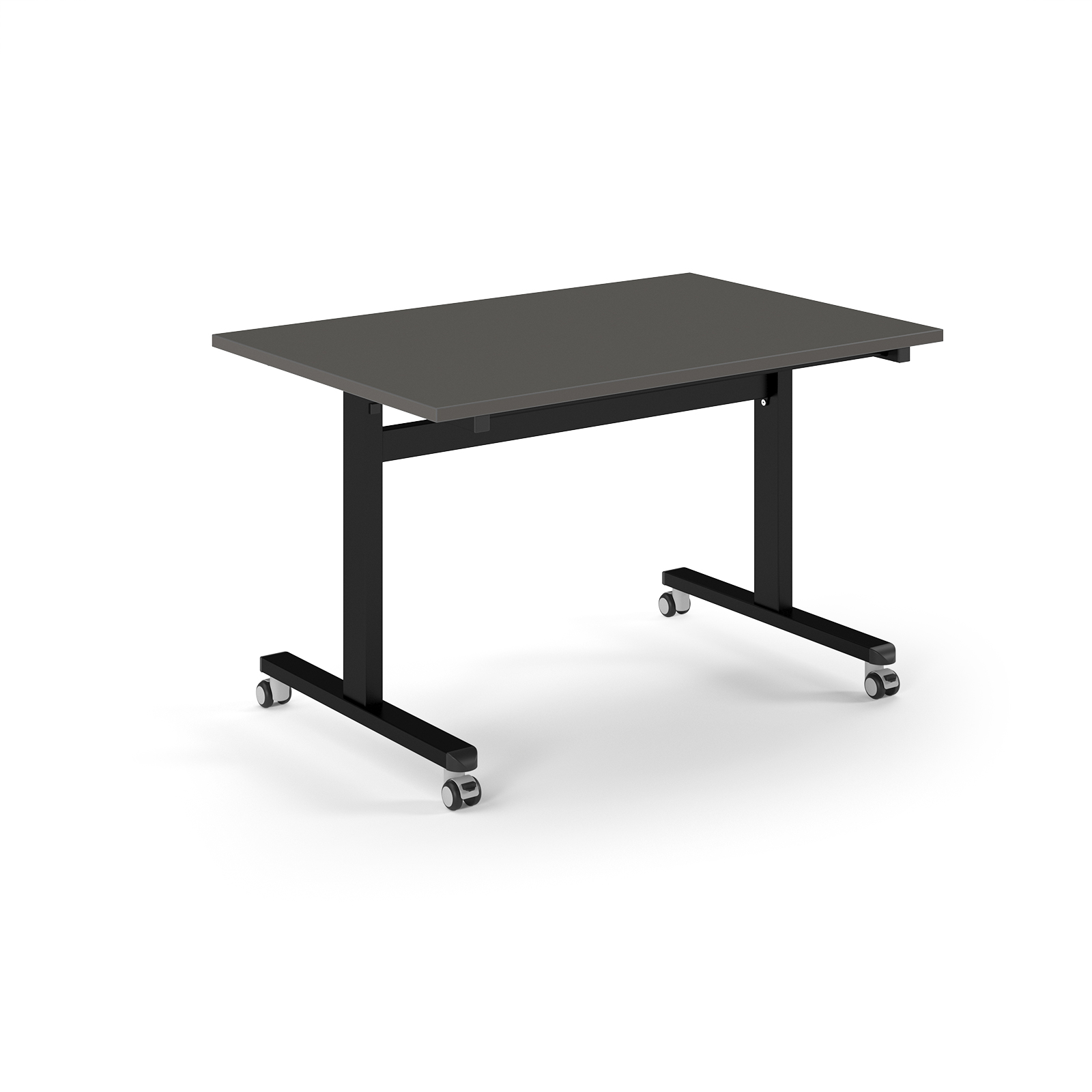 Picture of Pro Flip Rectangular Table 1200 x 800, Black Frame, Onyx Grey Top
