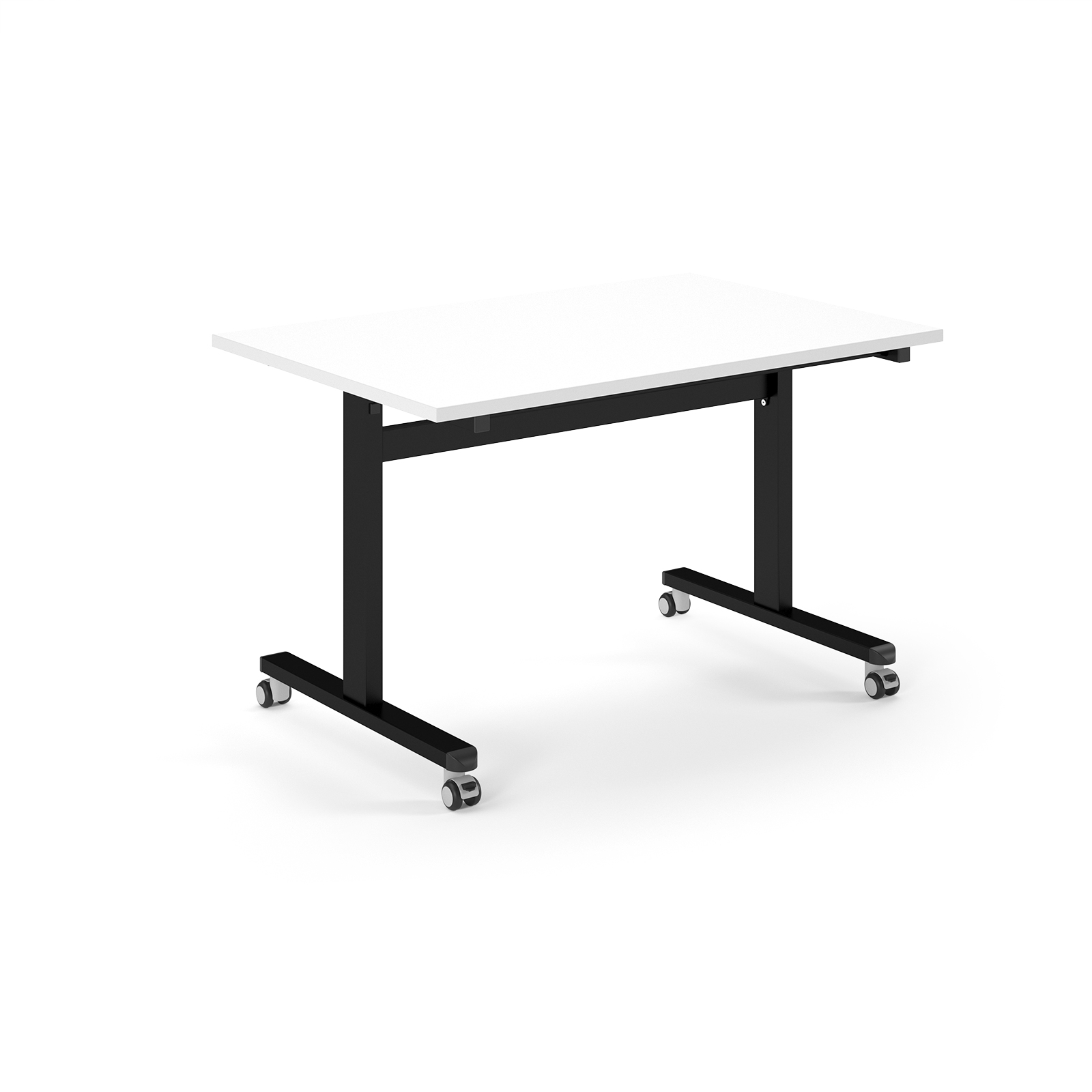 Picture of Pro Flip Rectangular Table 1200 x 800, Black Frame, White Top