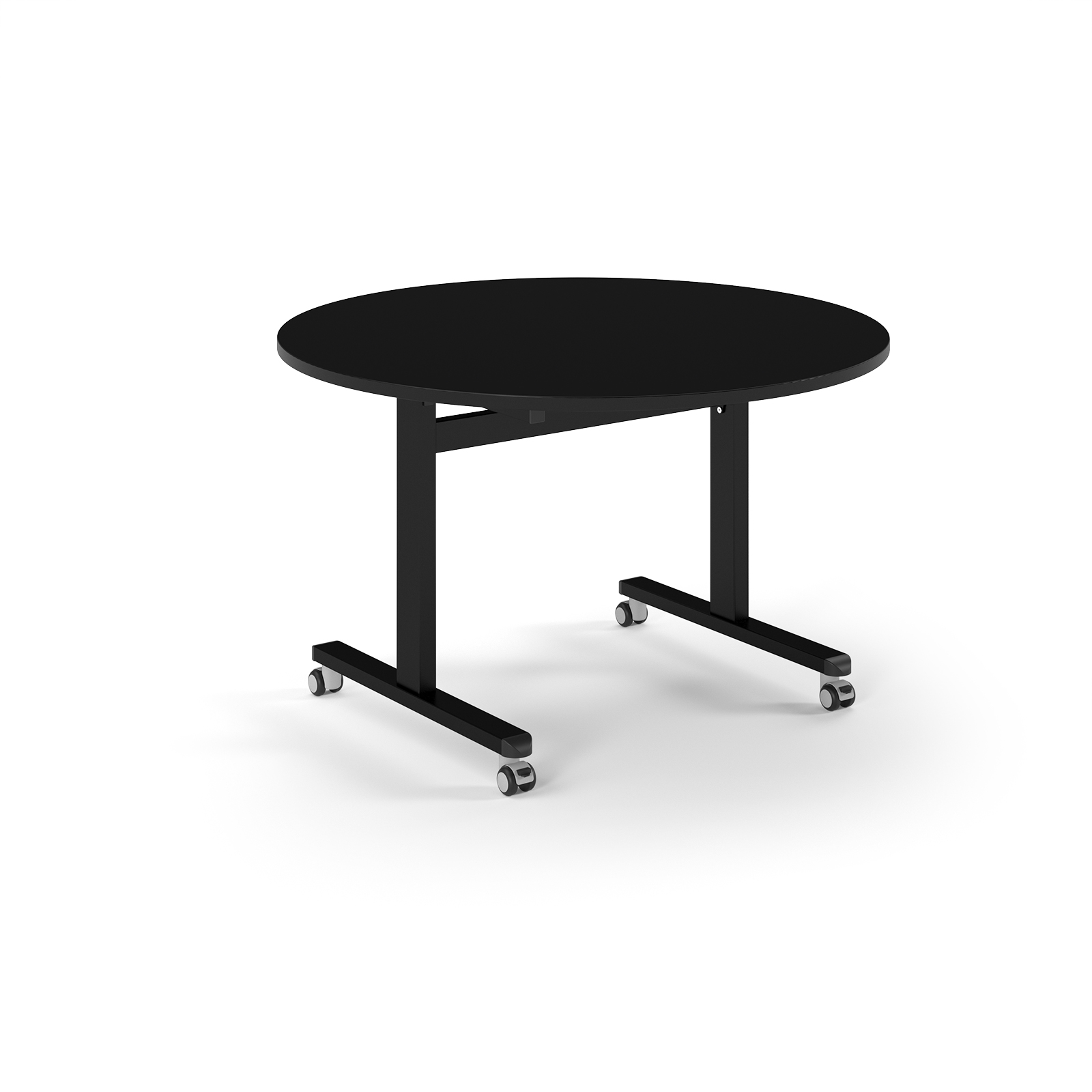 Picture of Pro Flip Circular Table 1200 Dia, Black, Black Top