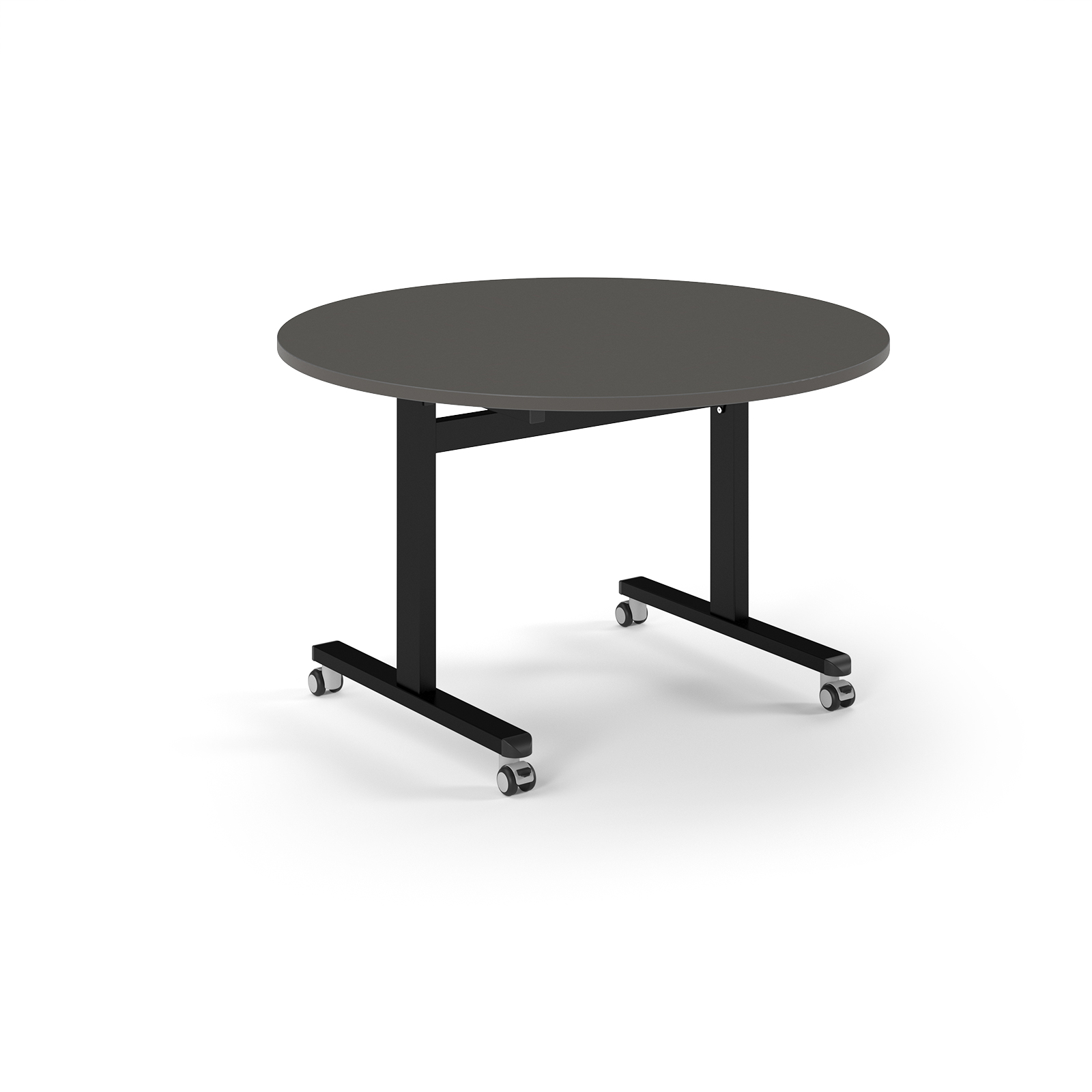 Picture of Pro Flip Circular Table 1200 Dia, Black, Onyx Grey Top