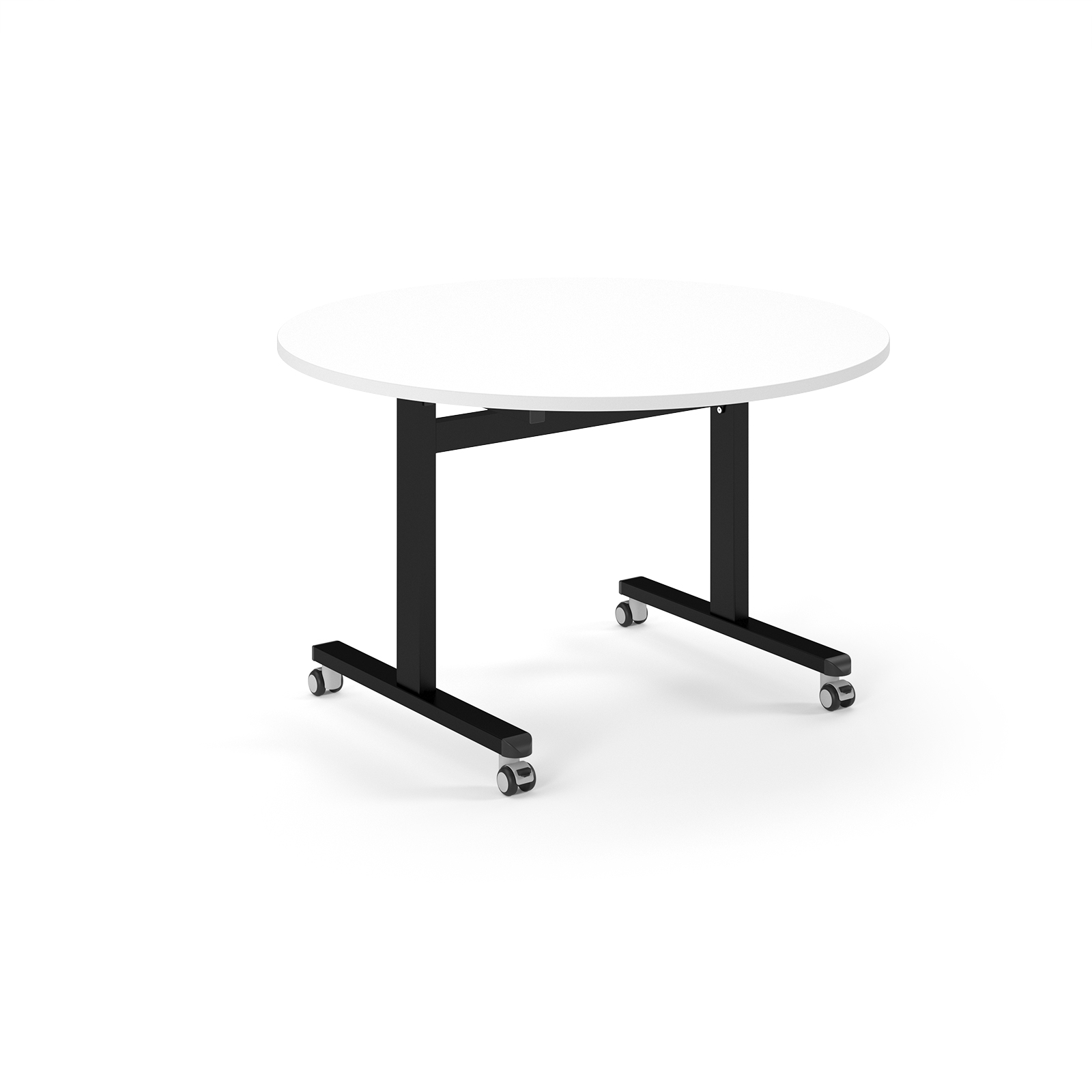 Picture of Pro Flip Circular Table 1200 Dia, Black, White Top