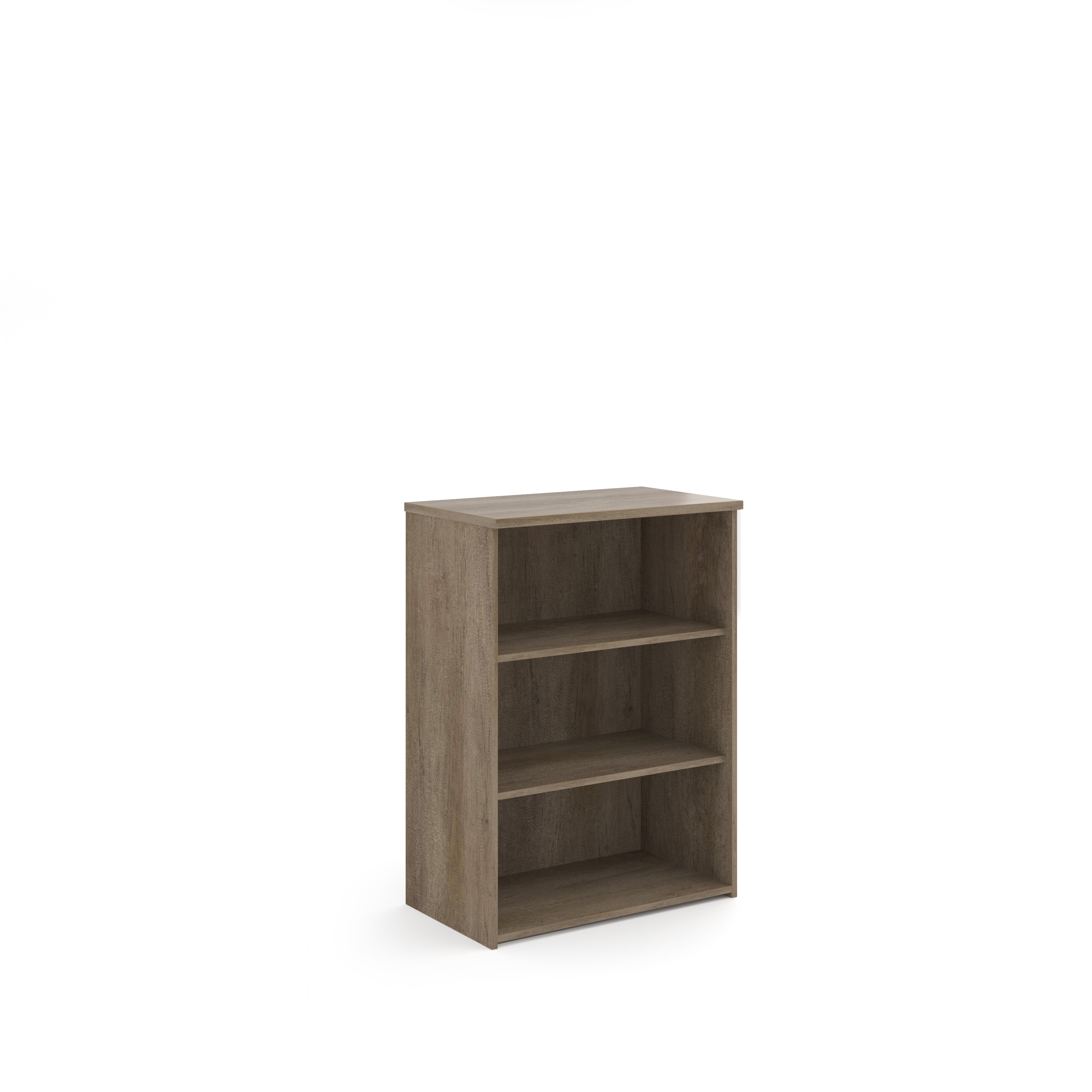 Picture of Universal bookcase 1090mm high with 2 shelves - Nebraska Oak
