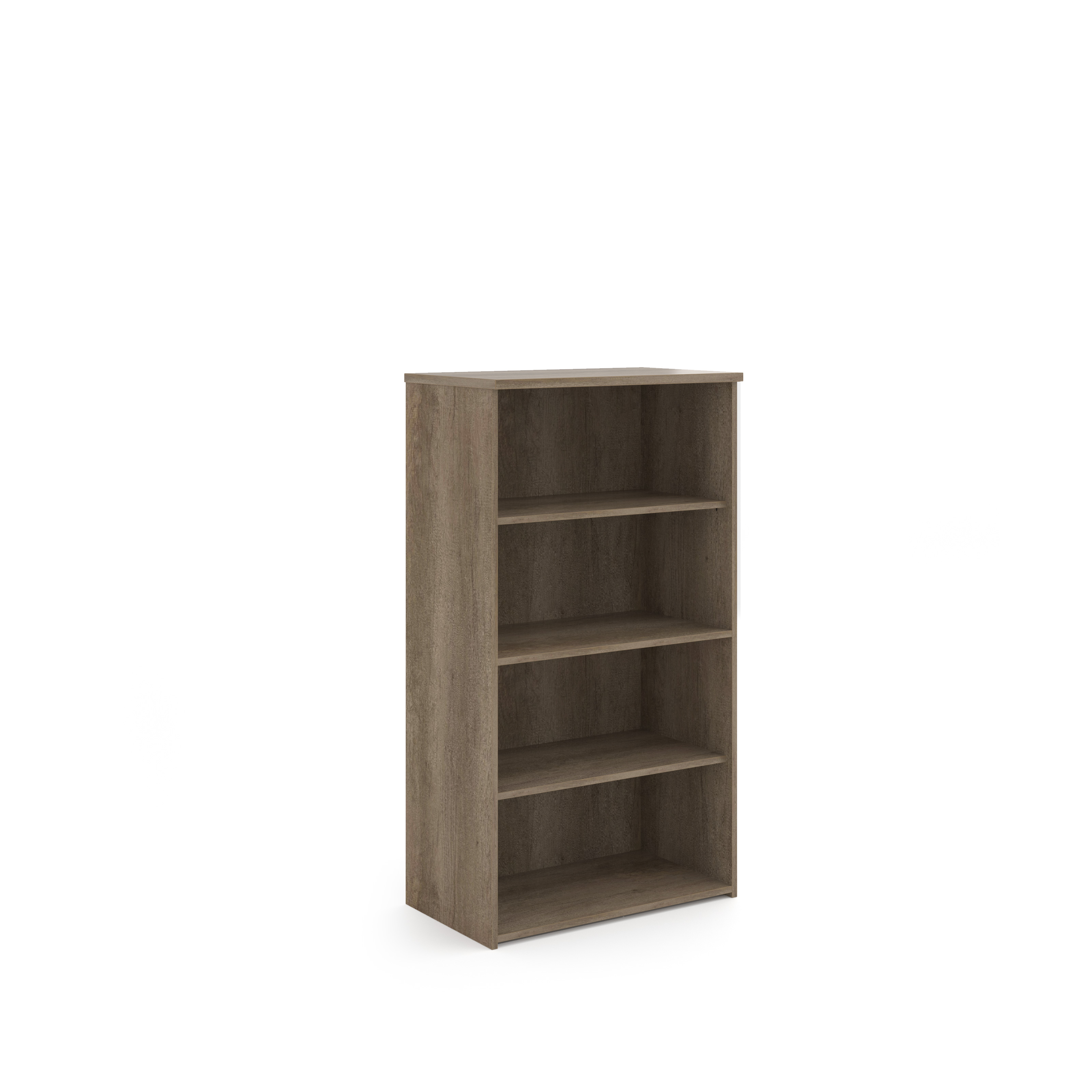 Picture of Universal bookcase 1440mm high with 3 shelves - Nebraska Oak