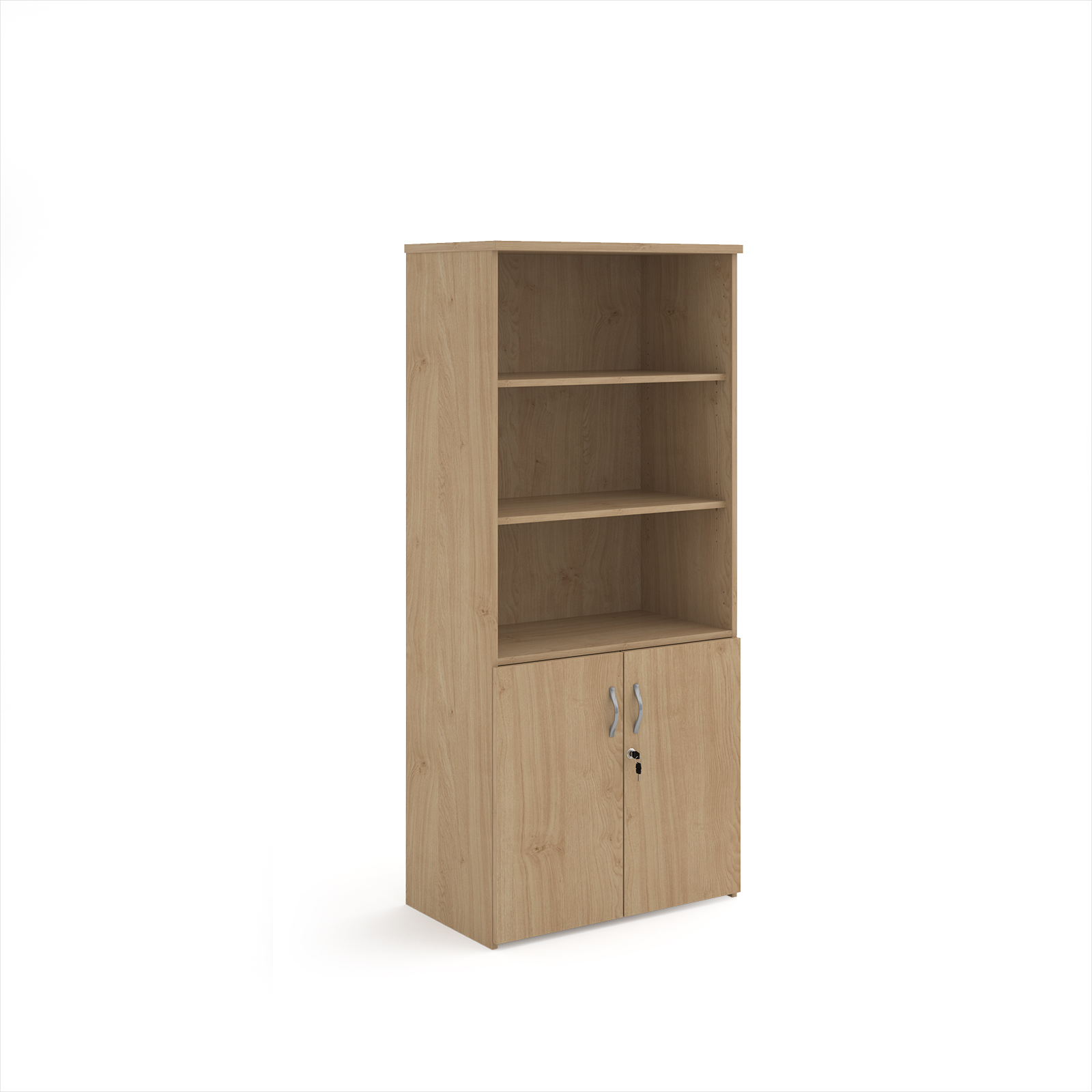 Picture of Universal combination unit with open top 1790mm high with 4 shelves - Kendal Oak