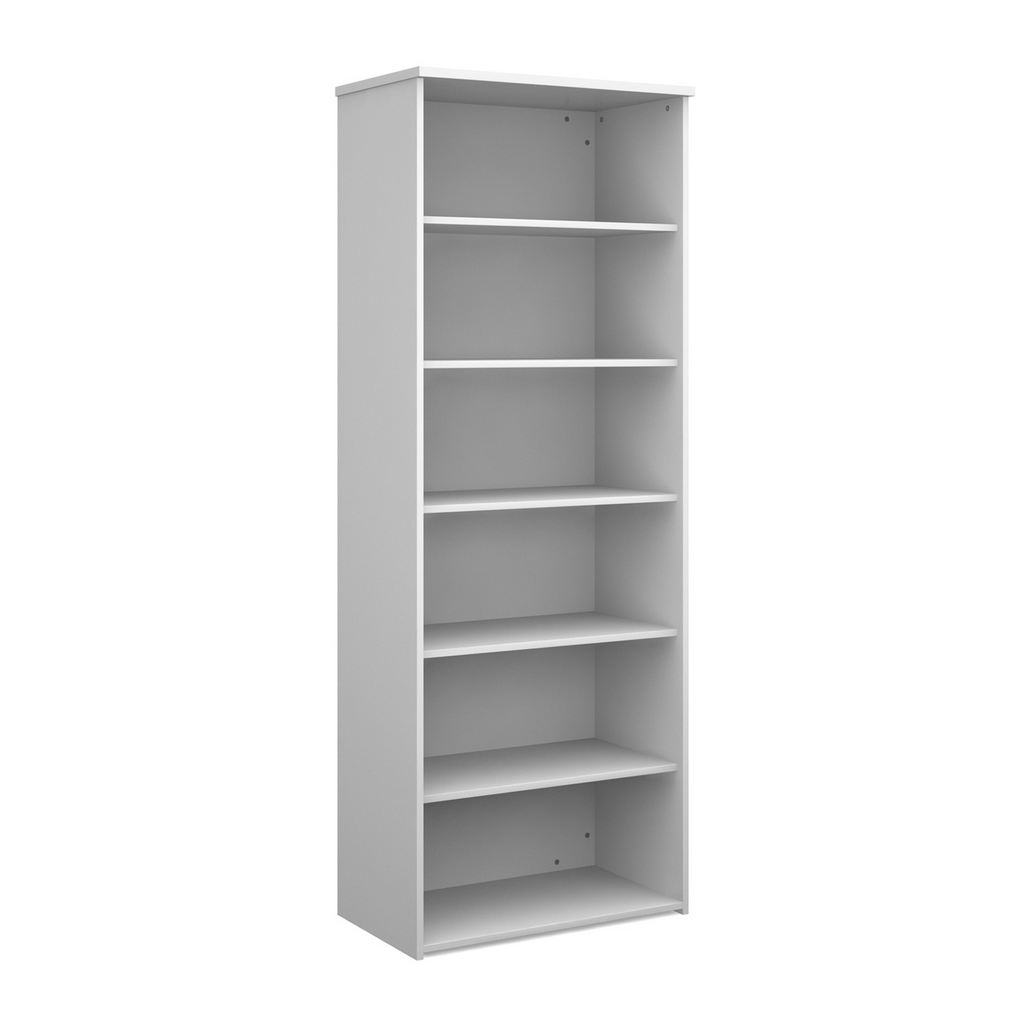 Picture of Universal bookcase 2140mm high with 5 shelves - white