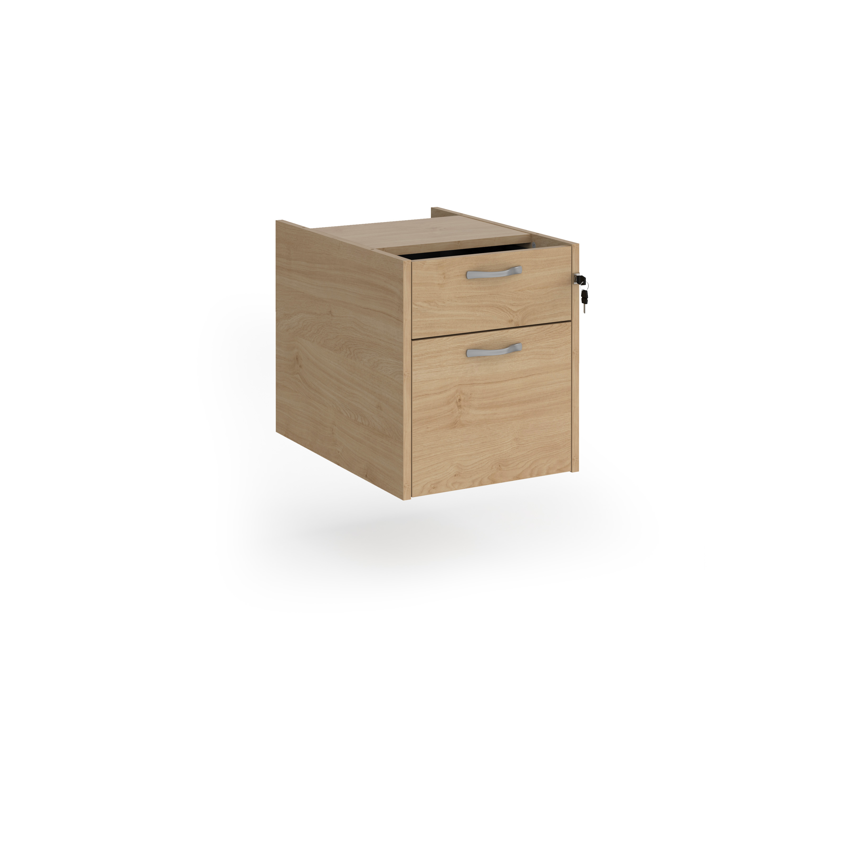 Picture of Maestro 25 2 drawer fixed pedestal - Kendal Oak