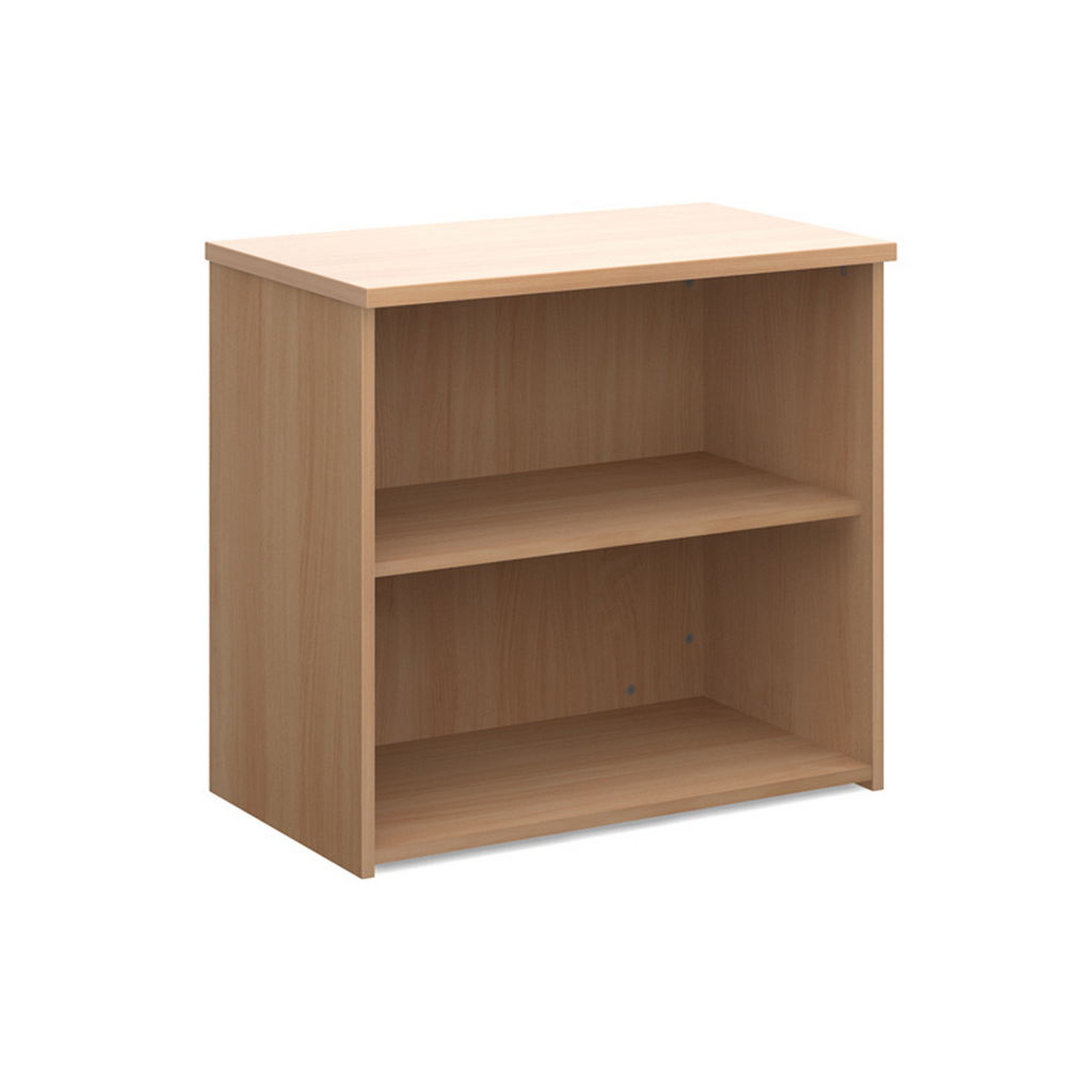 Picture of Universal bookcase 740mm high with 1 shelf - beech