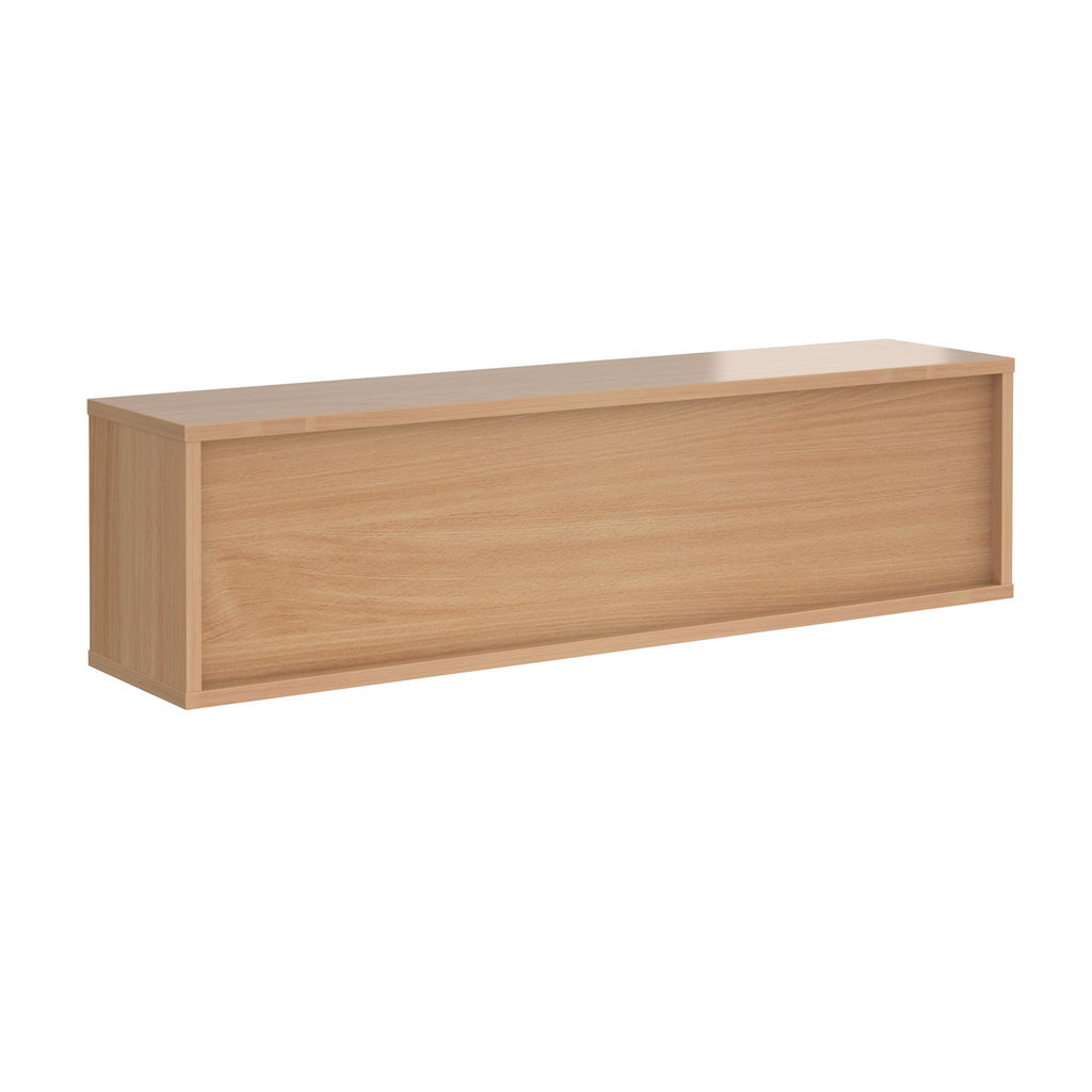 Picture of Denver reception straight top unit 1600mm - beech