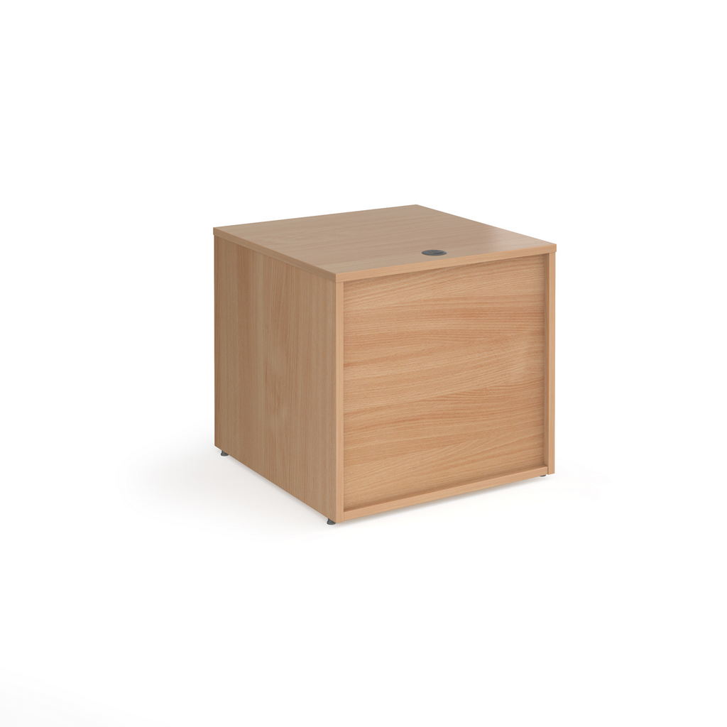 Picture of Denver reception straight base unit 800mm x 800mm - beech
