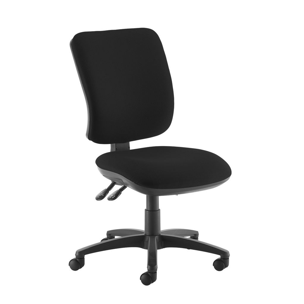 Picture of Senza high back operator chair with no arms - black