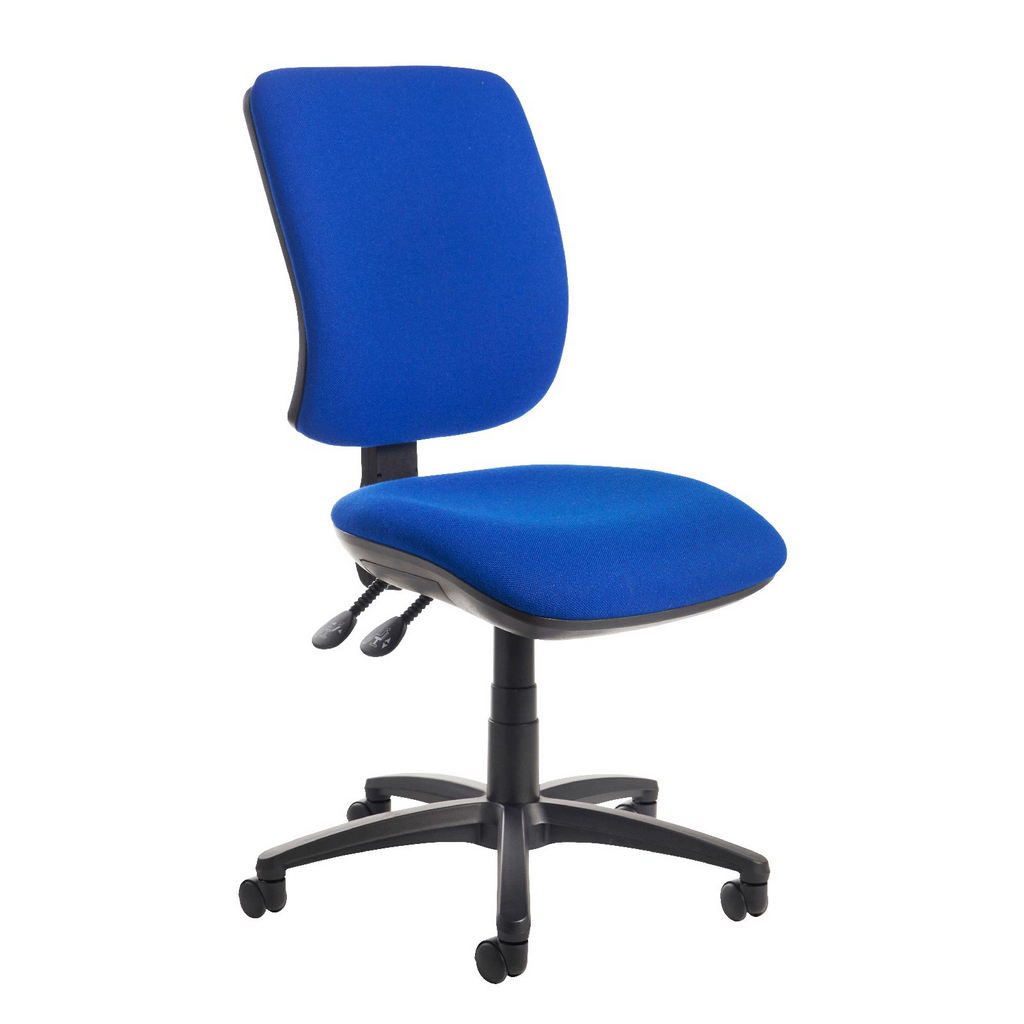 Picture of Senza high back operator chair with no arms - blue
