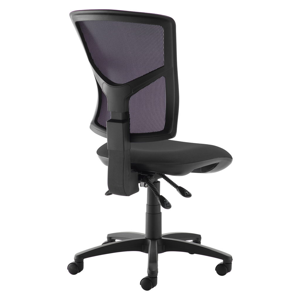Picture of Senza high mesh back operator chair with no arms - black