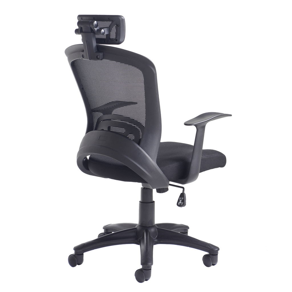 Picture of Solaris mesh back operator chair - black