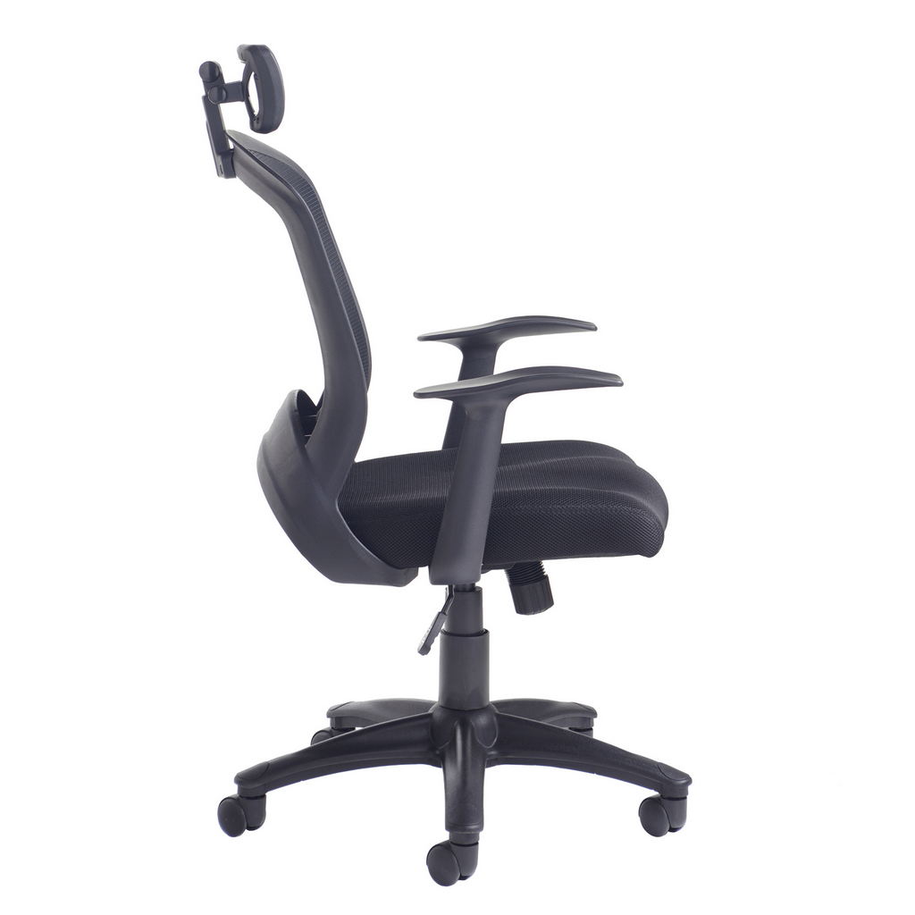Picture of Solaris mesh back operator chair - black