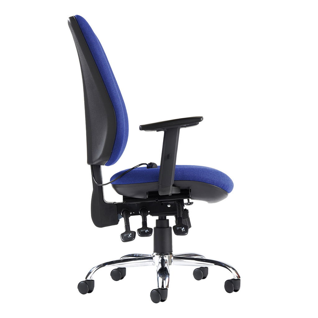 Picture of Senza ergo 24hr ergonomic asynchro task chair - blue