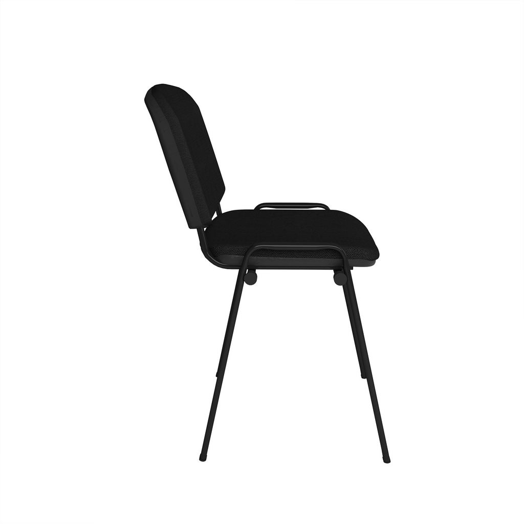 Picture of Taurus meeting room stackable chair with black frame and no arms - black