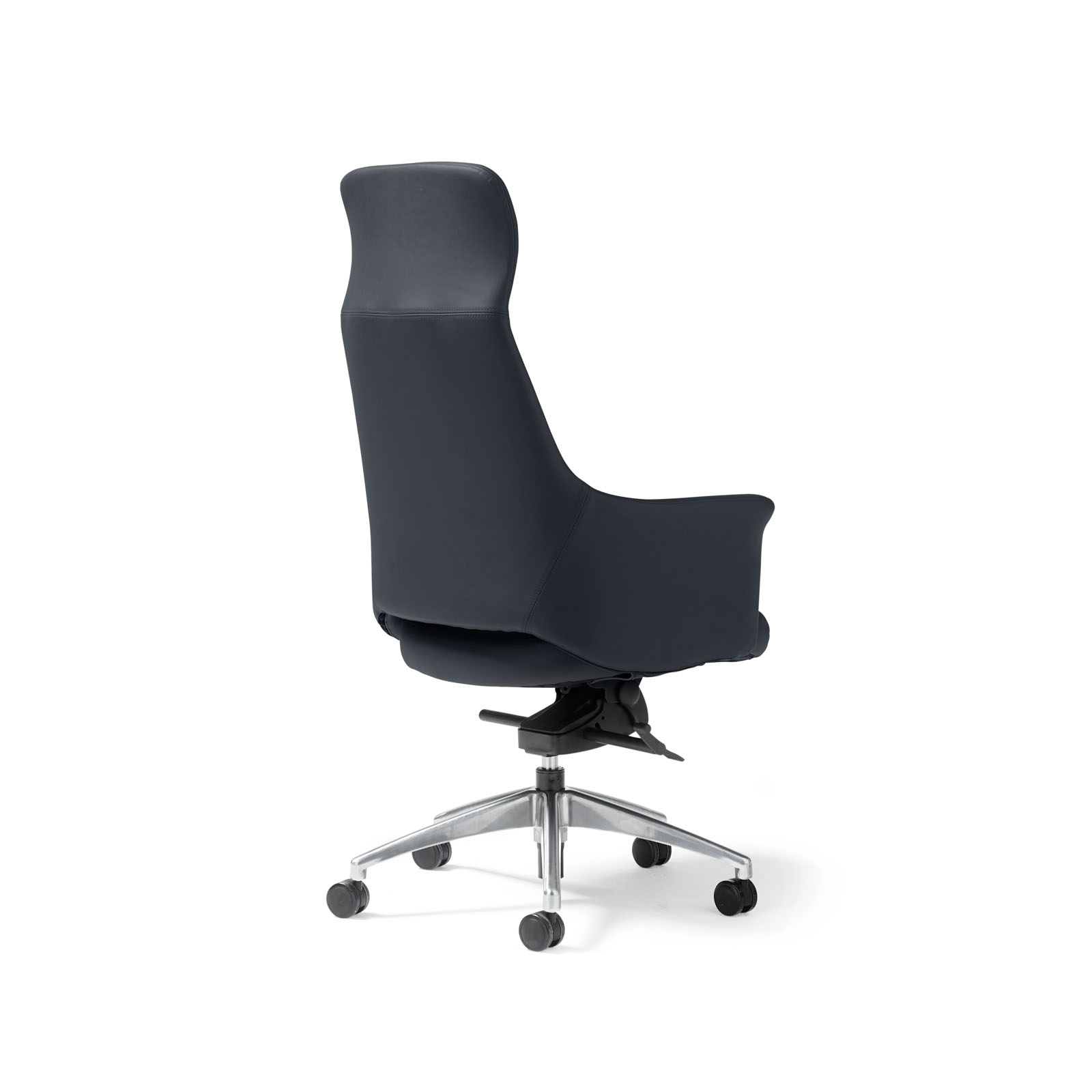 Picture of Tempo High back executive chair in the Black faux leather