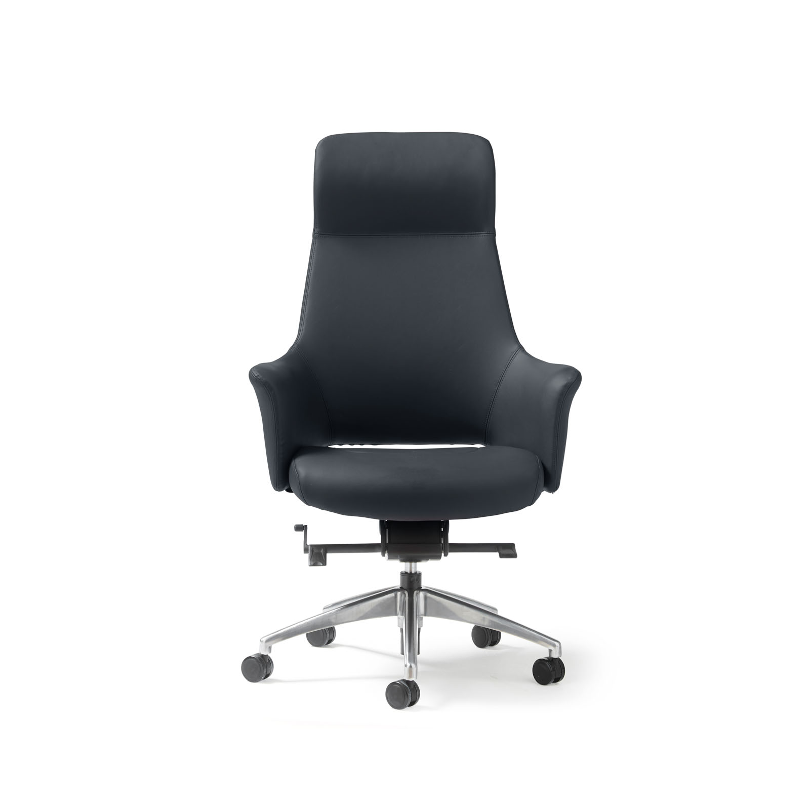 Picture of Tempo High back executive chair in the Black faux leather