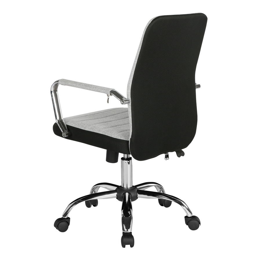Picture of Tempo high back fabric operators chair with mesh trim - grey