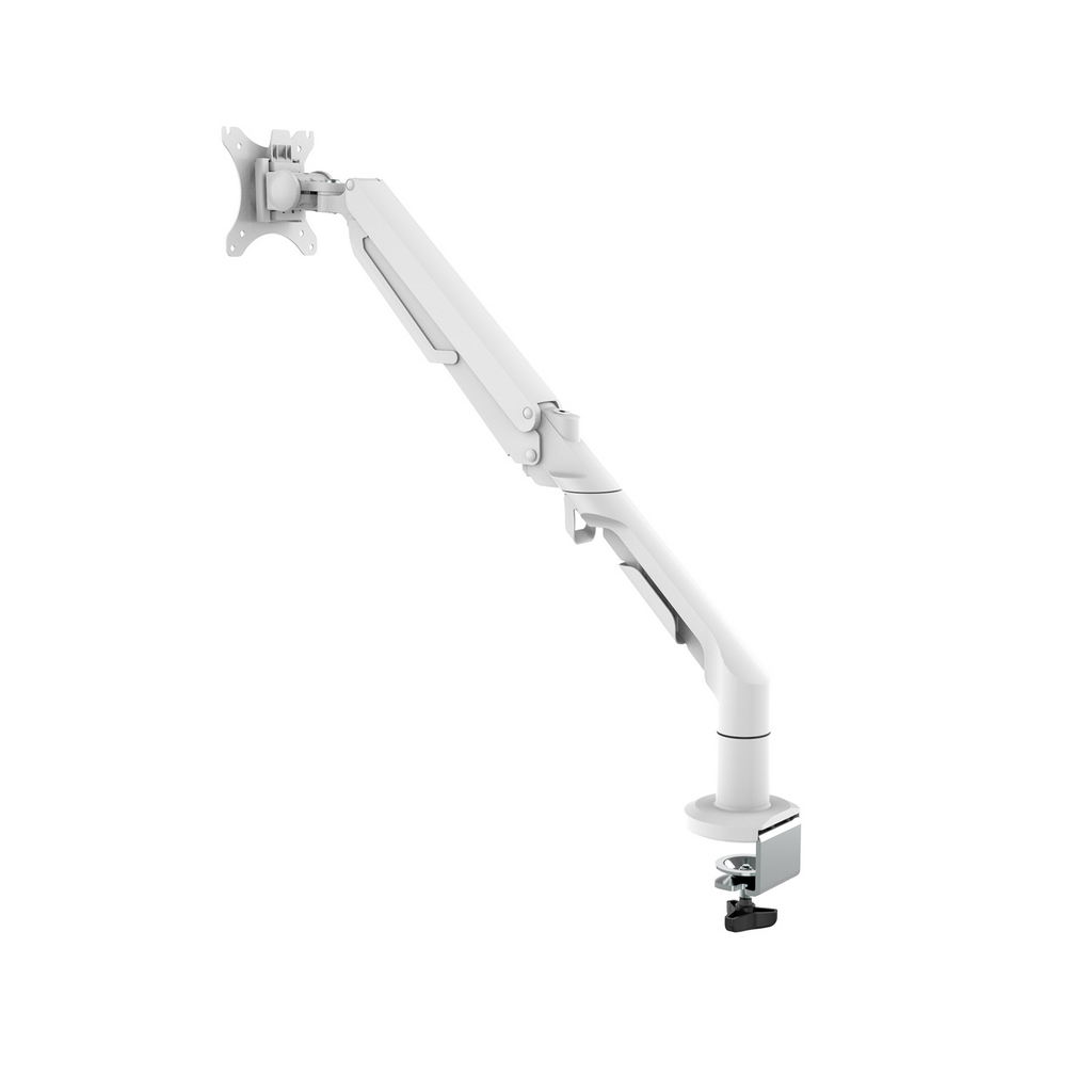 Picture of Triton gas lift single monitor arm - white