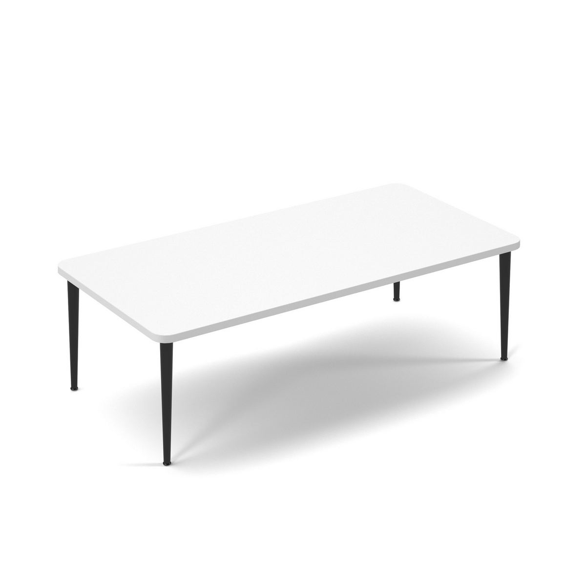 Picture of Trinity rectangular coffee table 1400 x 700mm - white top