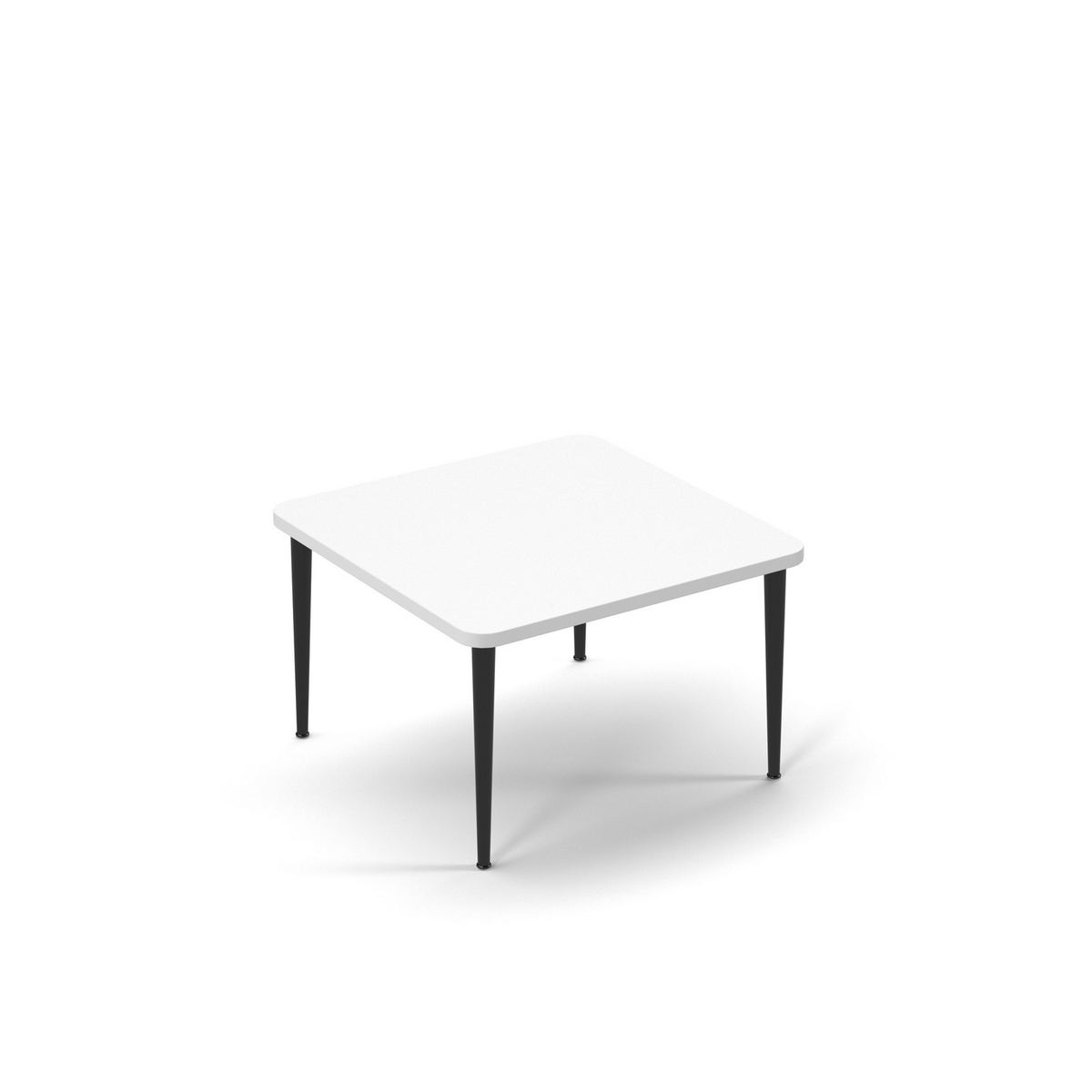 Picture of Trinity square coffee table 700 x 700mm - white top