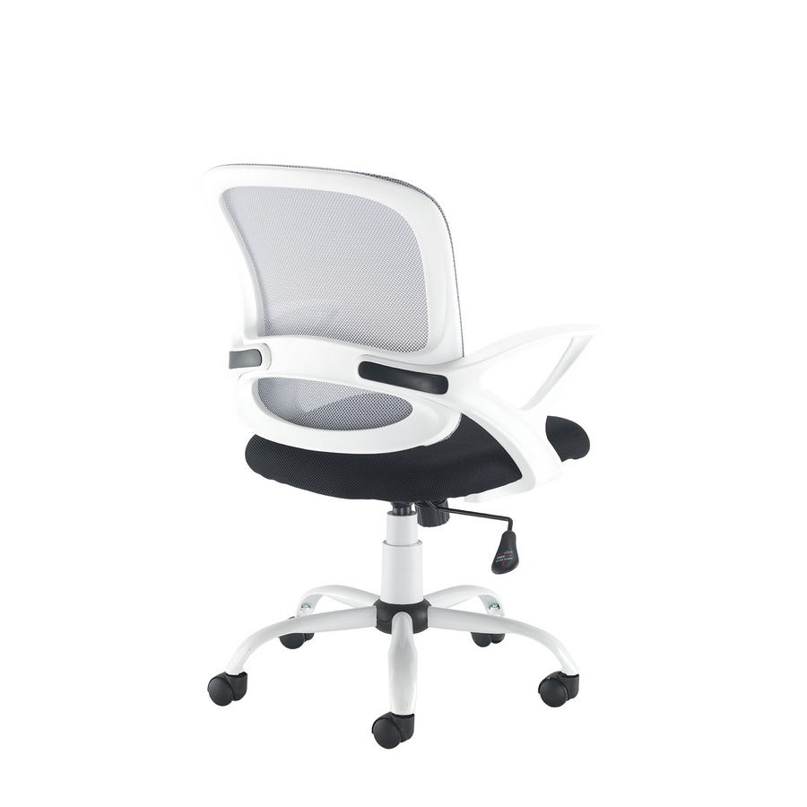 Picture of Tyler mesh back operator chair with white frame