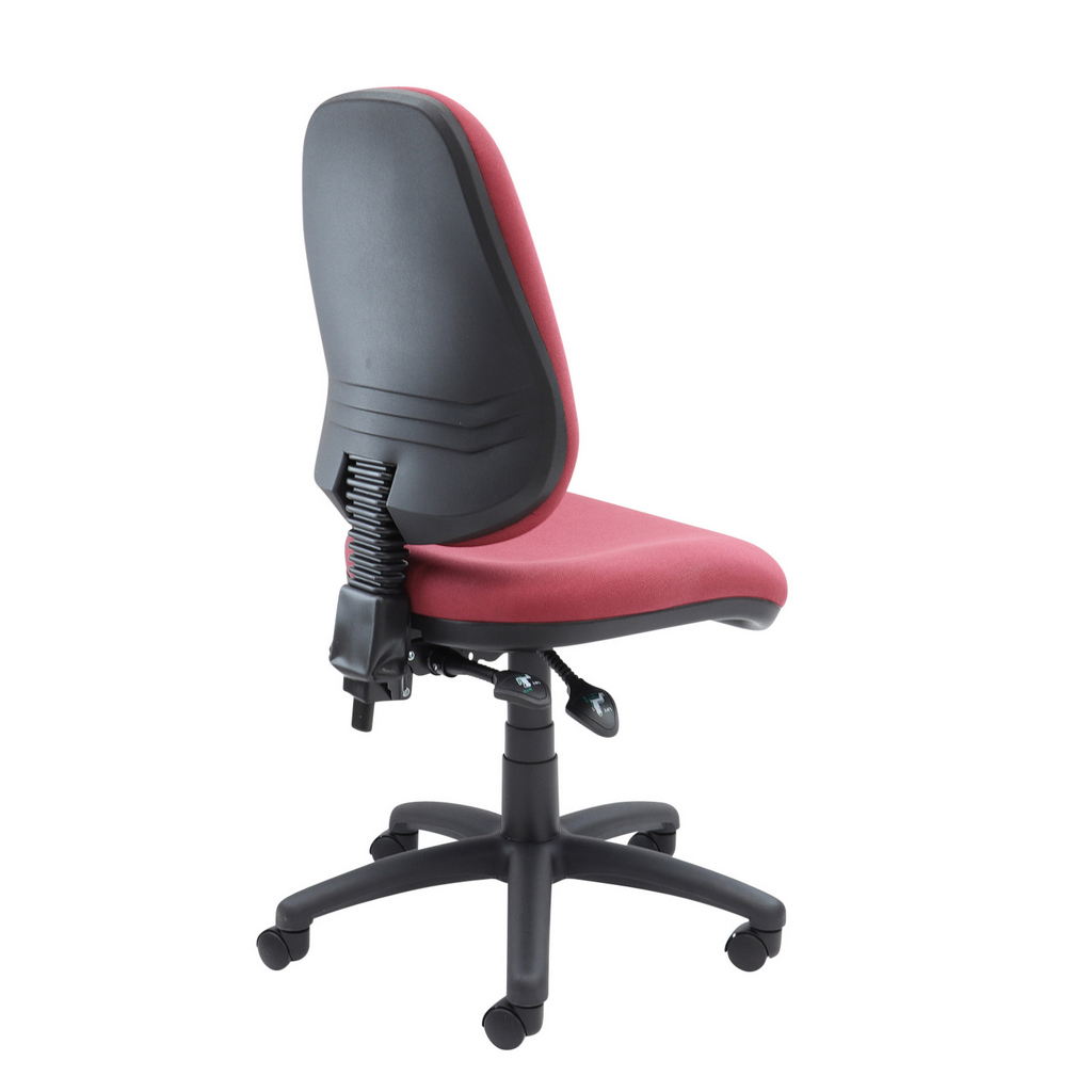 Picture of Vantage 100 2 lever PCB operators chair with no arms - burgundy