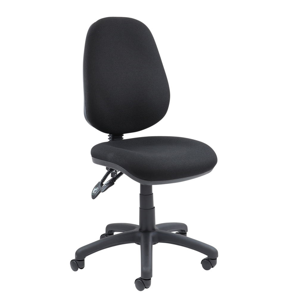 Picture of Vantage 100 2 lever PCB operators chair with no arms - black