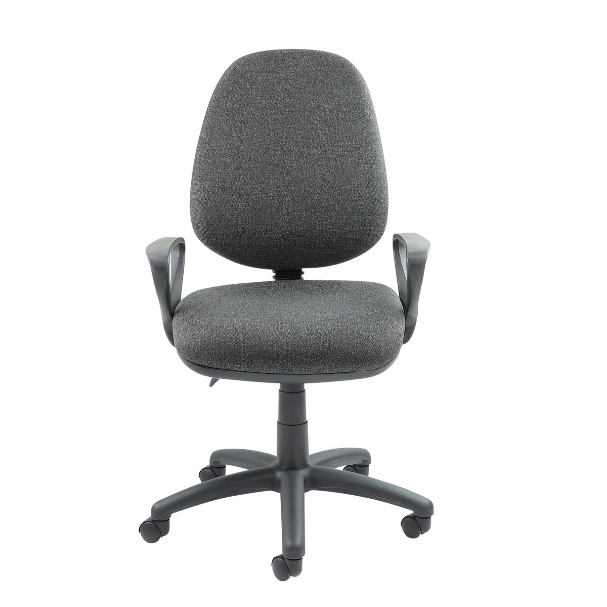 Picture of Vantage 100 2 lever PCB operators chair with fixed arms - charcoal