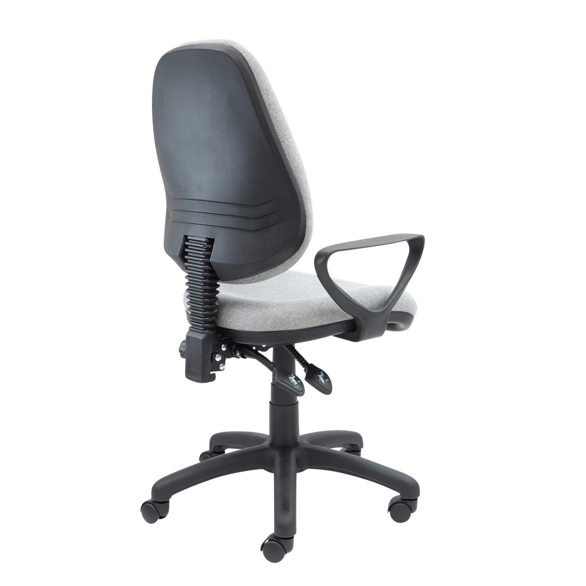 Picture of Vantage 100 2 lever PCB operators chair with fixed arms - grey