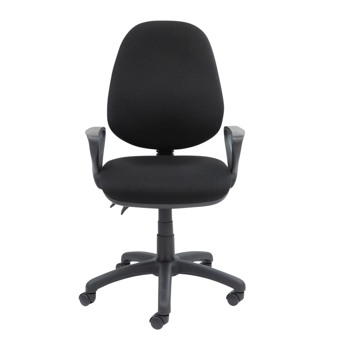 Picture of Vantage 100 2 lever PCB operators chair with fixed arms - black