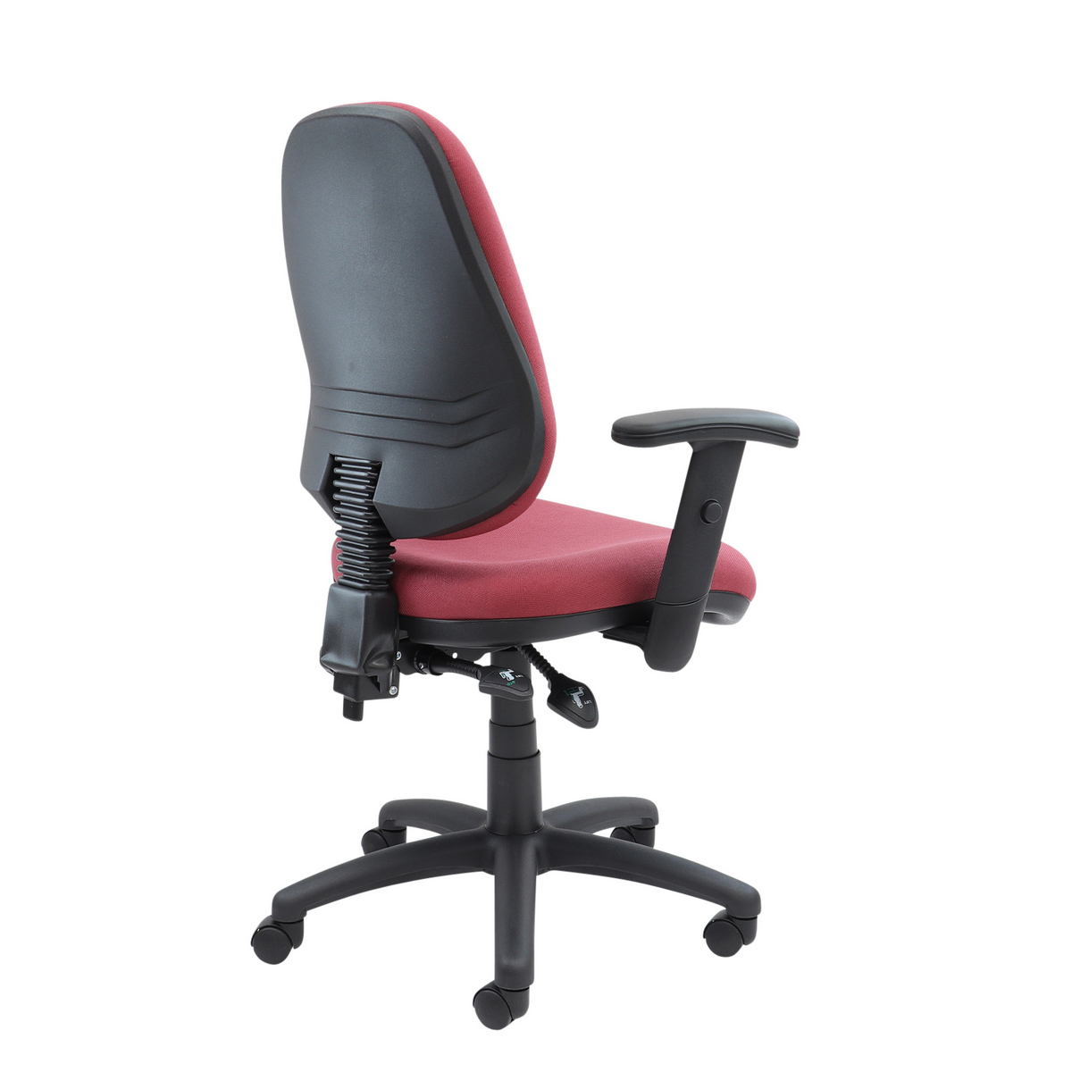 Picture of Vantage 100 2 lever PCB operators chair with adjustable arms - burgundy