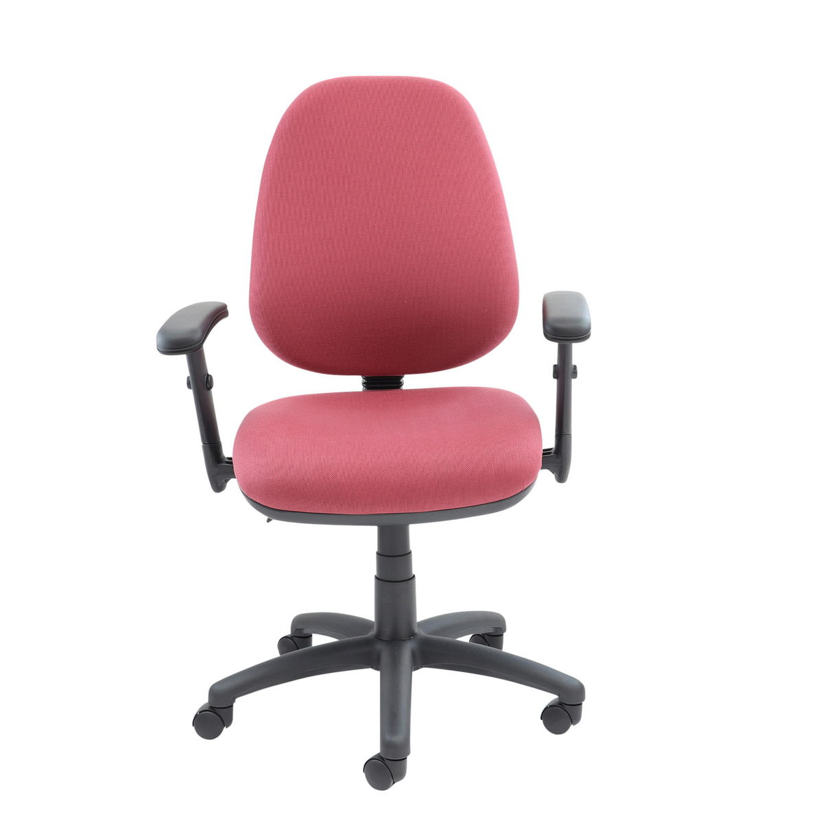 Picture of Vantage 100 2 lever PCB operators chair with adjustable arms - burgundy