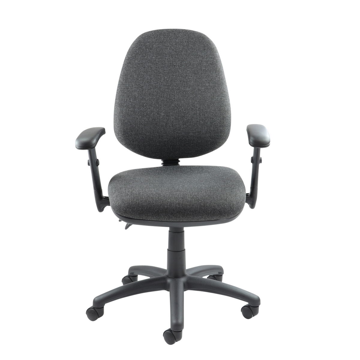 Picture of Vantage 100 2 lever PCB operators chair with adjustable arms - charcoal