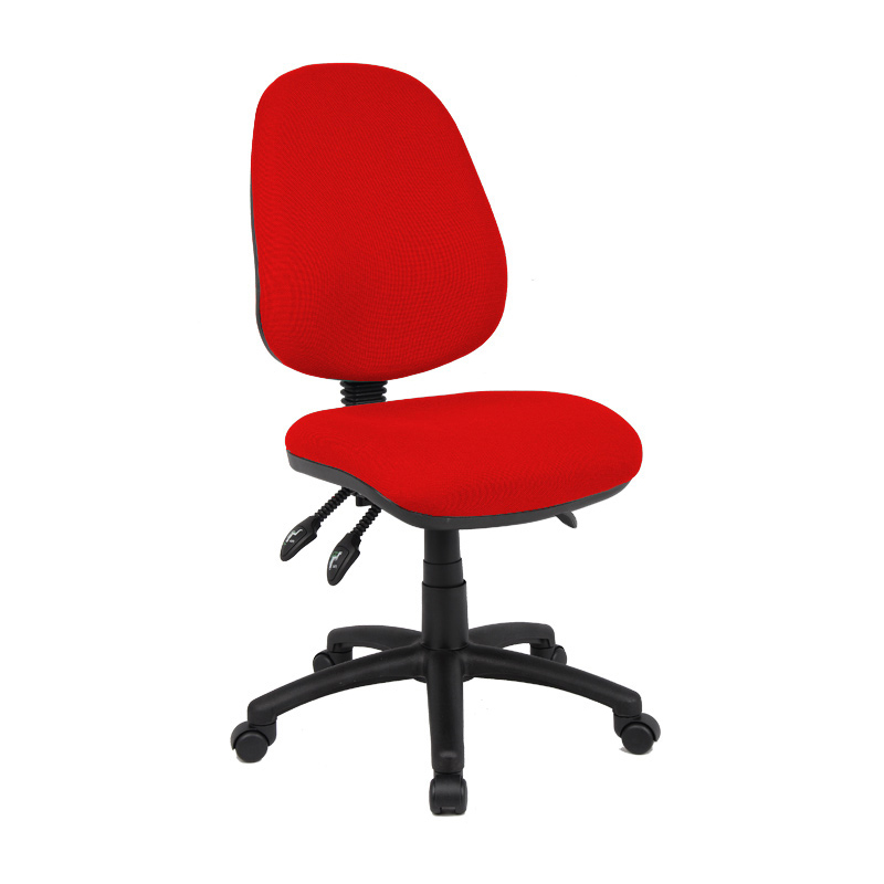 Picture of Vantage 200 3 lever asynchro operators chair with no arms - red