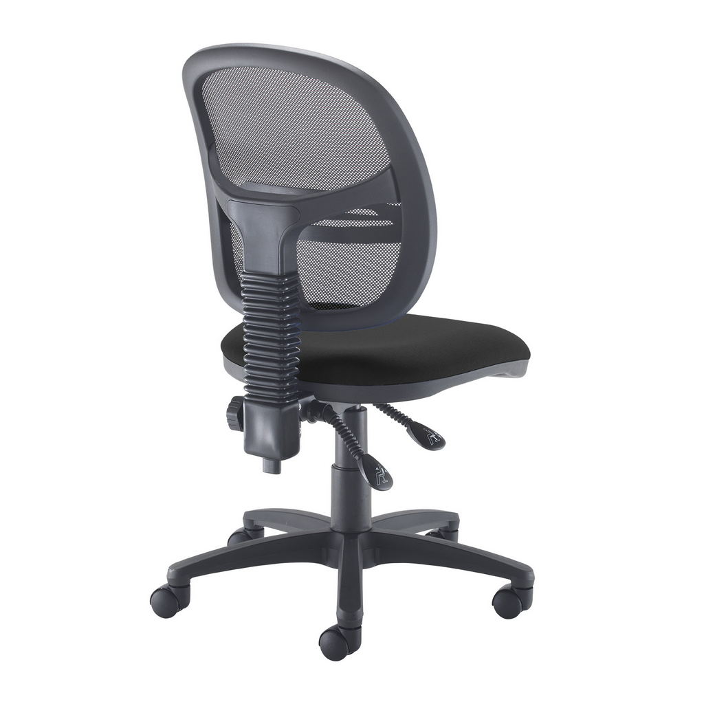 Picture of Jota Mesh medium back operators chair with no arms - black
