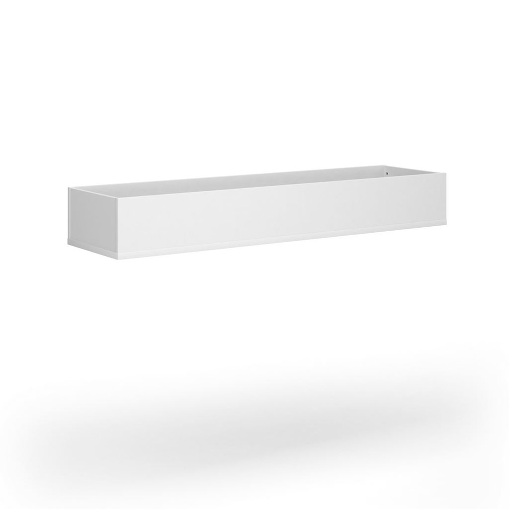 Picture of Wooden planter 1600mm wide to fit on side-by-side wooden lockers - white